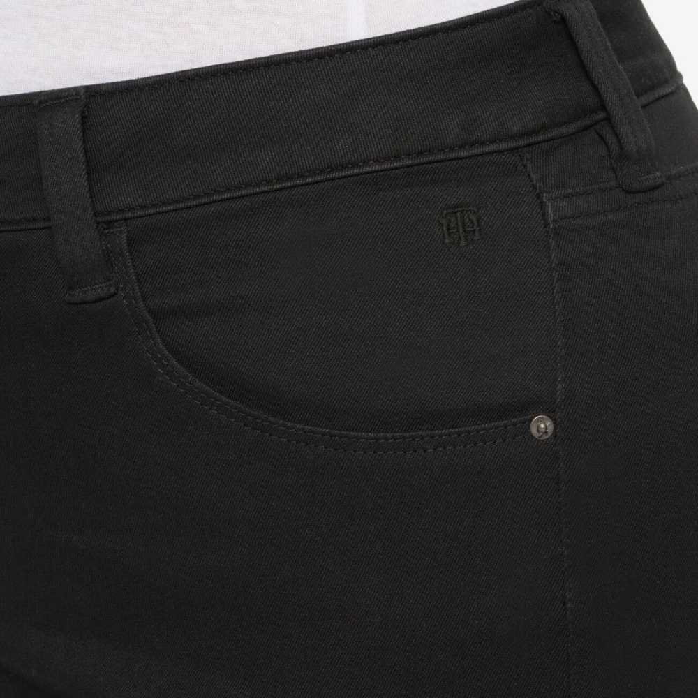 Tommy Hilfiger Plus Size Black Wash Jeans Black 18 - Picture 3 of 4